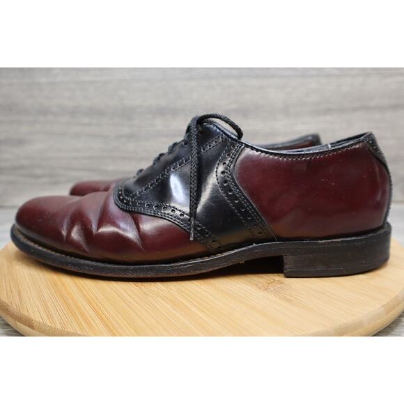 Goodyear Shoe Mens 9 M Neolite Brown Black Oxford Dress Almond Toe Leather main image 11
